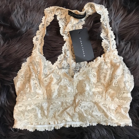 Signature 8 Other - NWT Signature 8 Cream Lace Bralette